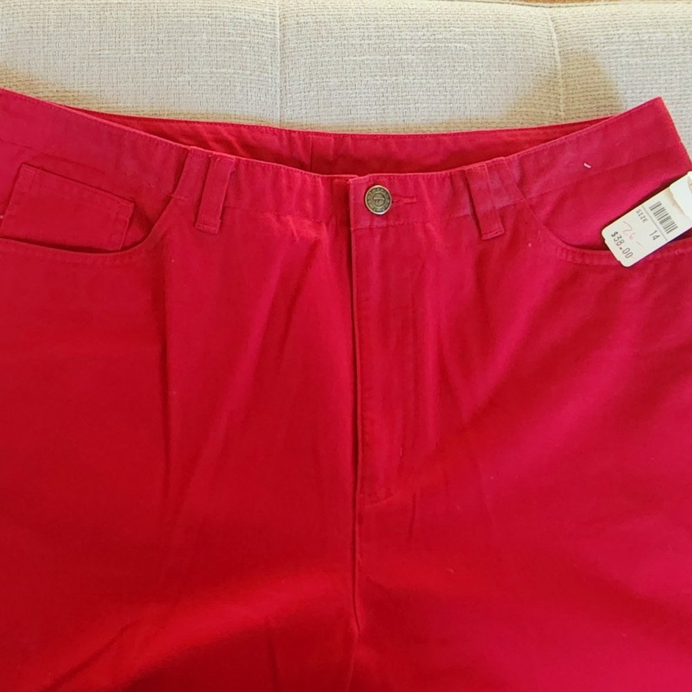 Talbot red jeans